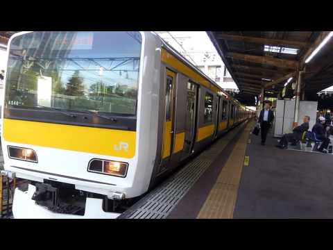 JR中央総武線各駅停車 E231系500番台津田沼4番線発車