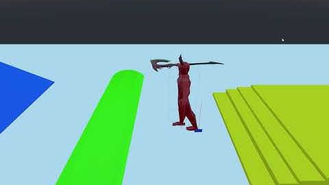 My first attempts in procedural walking animation in GODOT. :)