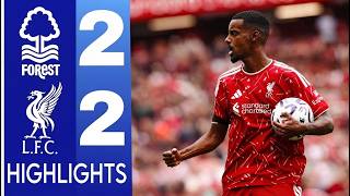 Liverpool vs Nottingham Forest 2-2 Highlights 🔴 Isak & Munoz Goals! | #premierleague #highlights