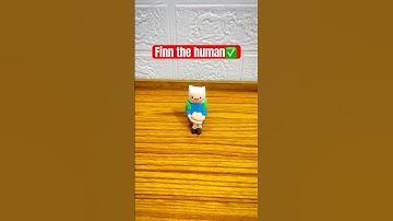Finn the human made with clay😍 #adventuretime #finnthehuman #jakethedog #princessbubblegum #bmo