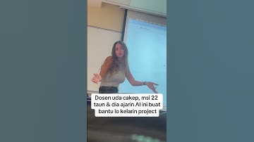 DOSEN CANTIK GAK ADA OBAT!😍 #ai #studymotivation #beautiful
