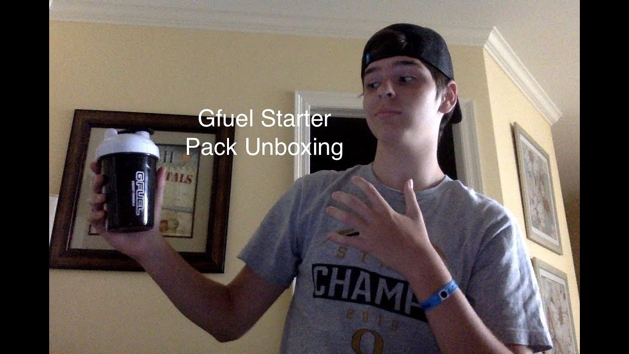 Gfuel Starter Pack Unboxing YouTube