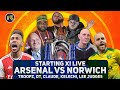 Arsenal  V Norwich City | Starting XI live