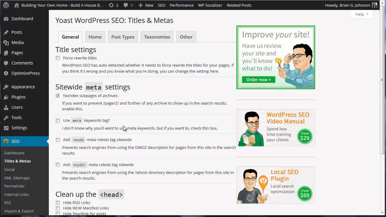 Wordpress seo tutorial