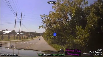 Achtervolging/gestolen MC US-412 Sonora Washington Co Arkansas State Police Troop L, Traffic Seri...