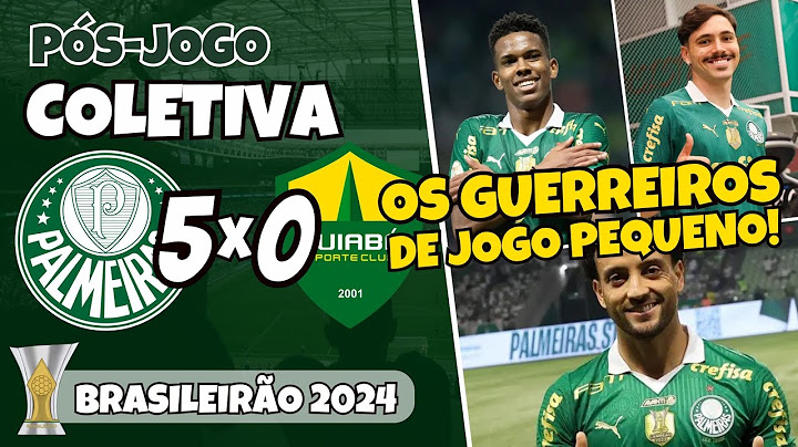PÓS-JOGO | PALMEIRAS 5X0 CUIABÁ | BRASILEIRÃO 2024 | COLETIVA ABEL FERREIRA | AO VIVO