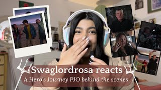 Percy Jackson Behind the Scenes *REACTION*