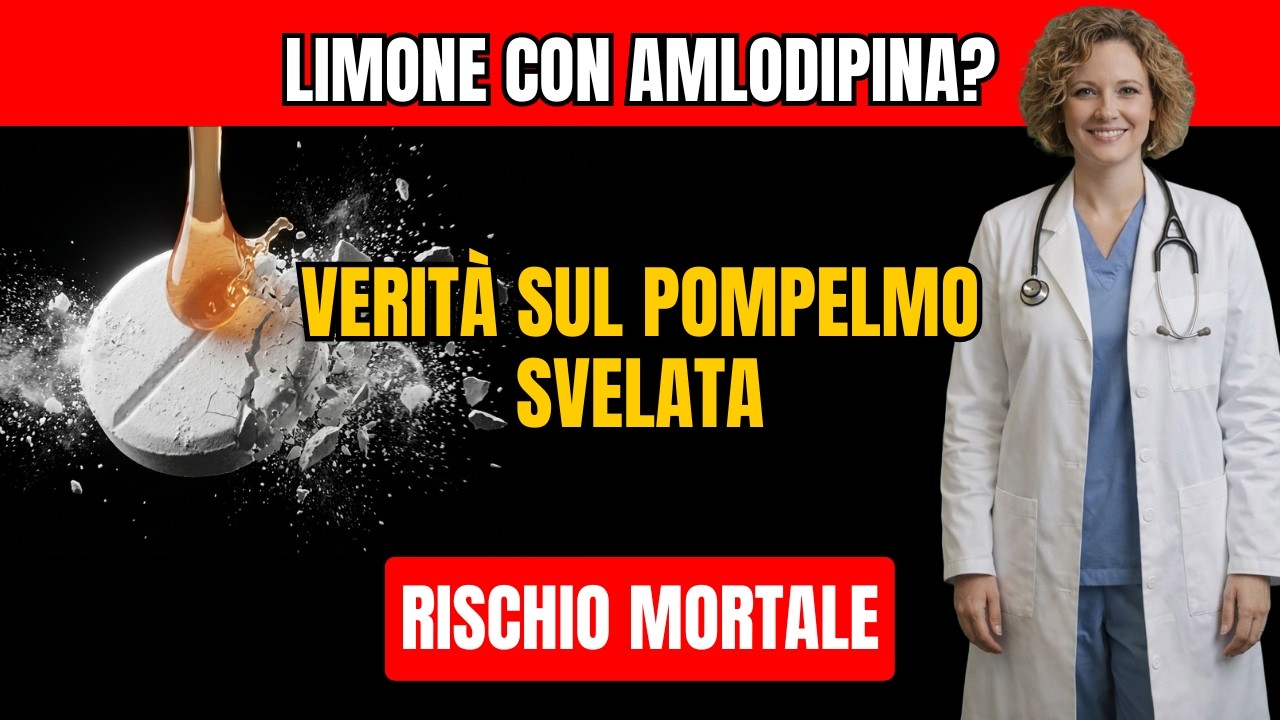 Bevi Acqua e Limone con Amlodipina? La Verità SCIOCCANTE Sulla Famiglia del Pompelmo | Salute 60+
