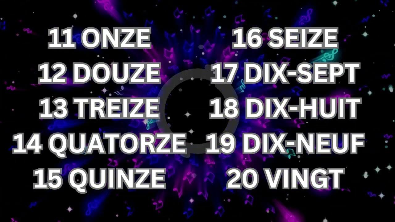 Master french numbers 1 50 song youtube