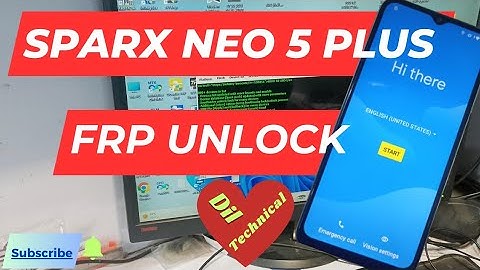 Sparx Neo 5 plus Frp reset unlock with Cm2 tool