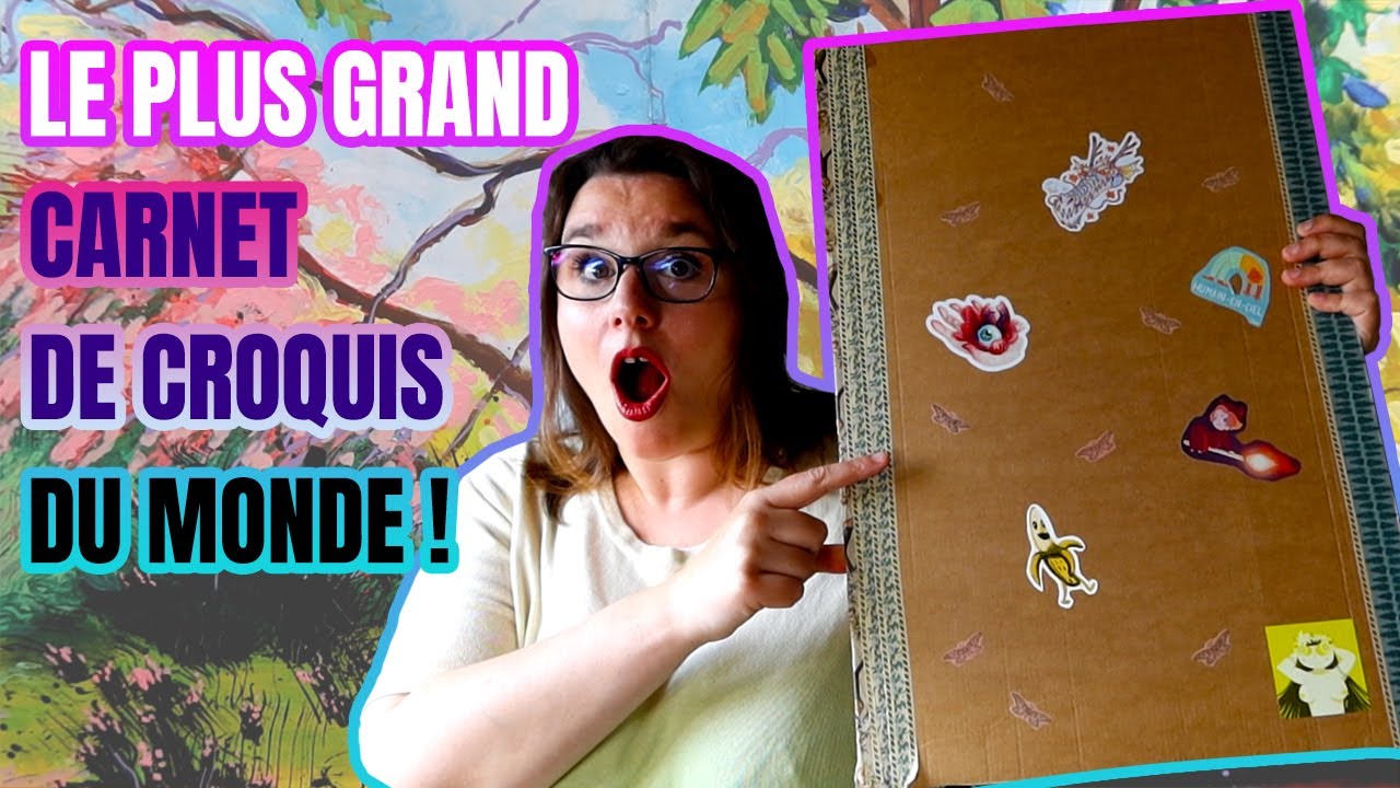 CARNET DE CROQUIS GÉANT ! Peinture : Lâcher prise, être Spontané & obtenir un rendu Expressif ?