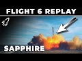 Starship Flight 6 Launch Replay From Sapphire Cam