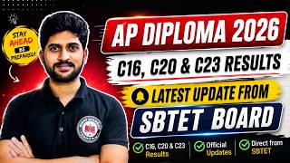 AP Diploma 2026 Results Latest Update | C16 C20 C23 Results Date | Latest update from sbtet board