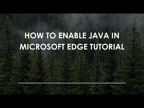 How To Enable Java In Microsoft Edge Tutorial