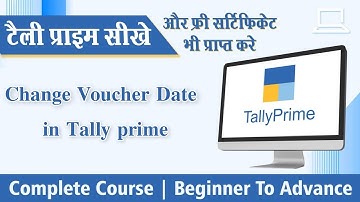 how to enable voucher date in tally prime ||