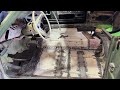Making a floor for my 1969 Dodge Charger from roof panels off an old van | Sunday Driver Rides 