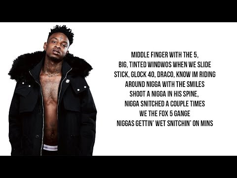 21 Savage x Young Nudy - Since When (Lyrics)