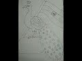 Republic Day drawing | Drawing of Peacock with Indian national flag