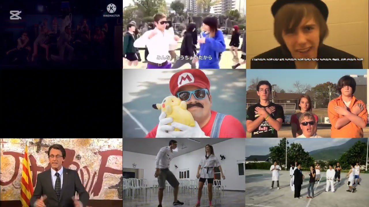 Gangnam Style 9 All Parody 1 2 3 The Ruera