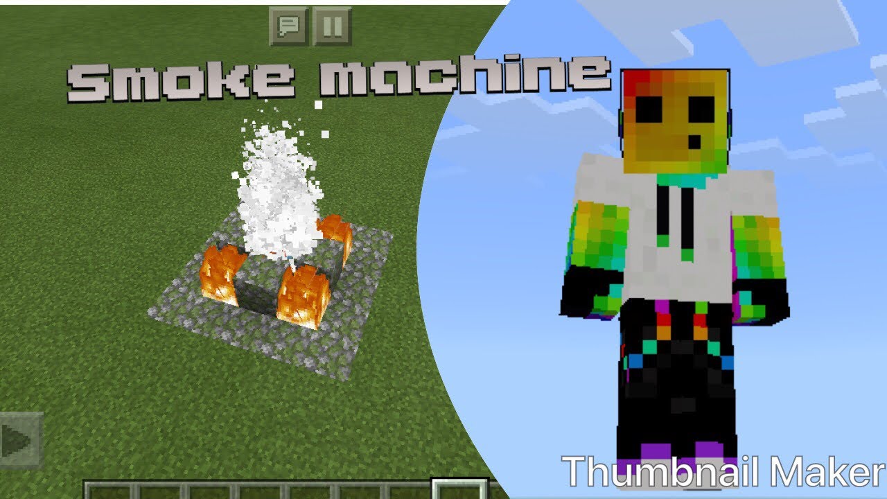 How to build a smoke machine in minecraft - YouTube