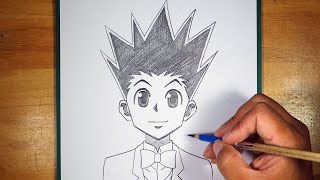 How To Draw Gon Freecss Gon Freecss Drawing - Easy To Draw