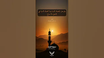 وما الحياة الدنيا في الآخرة إلا متاع الشيخ عبد المنعم الطوخي 