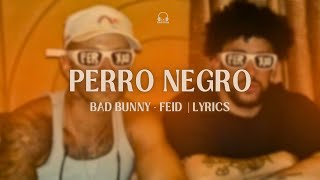 PERRO NEGRO BAD BUNNY FT FERXXO || Lyrics - Letra