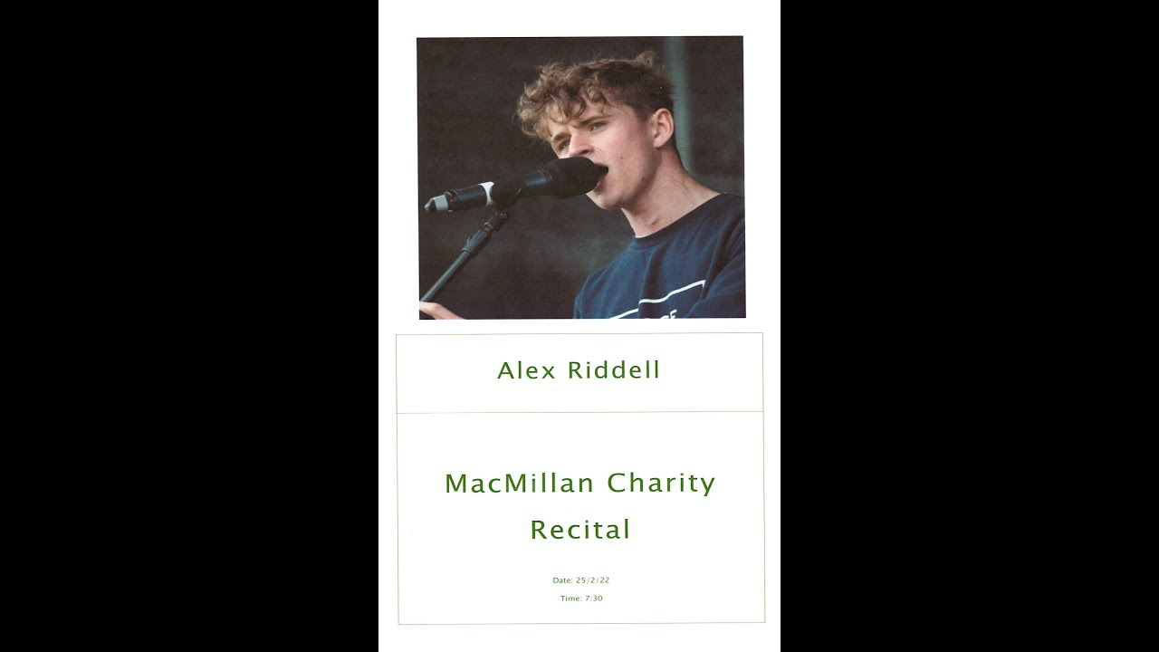 Alex Riddell - Recital Feb 22 - YouTube