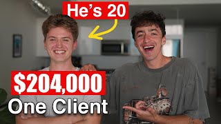 How Jace England made $204,000 in 10 days from ONE client