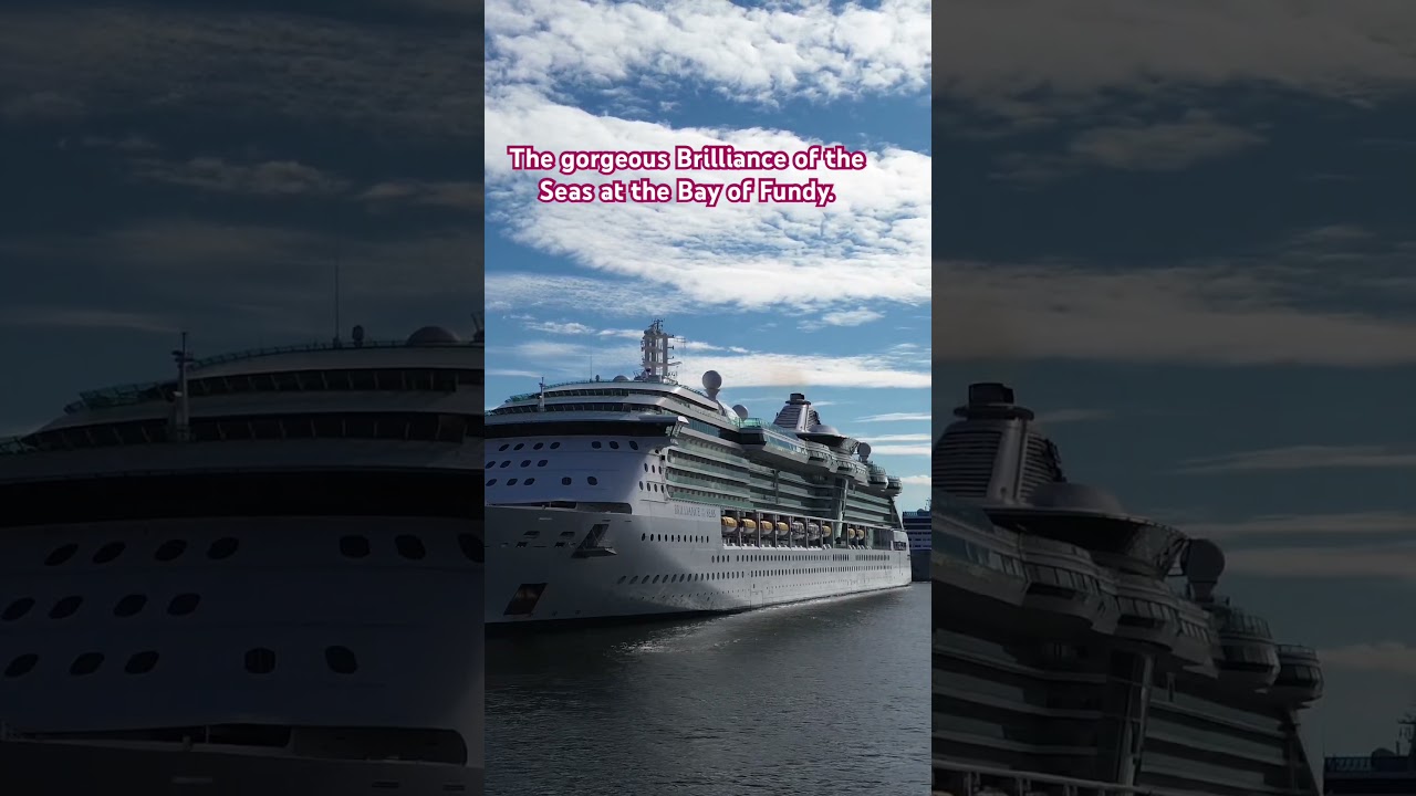Brilliance of the Seas at St. John BOF. #cruiselife  #brillianceoftheseas #shorts #kristineclaffey