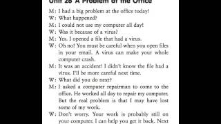 Level 1 – Unit 26 : A Problem at the Office