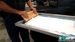 Screen Printing White on Black - 1-Pass vs. Print-Flash-Print