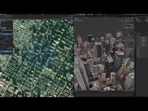Import Google 3D Cities Into Blender With Quality Zones | Concept Studio OSM