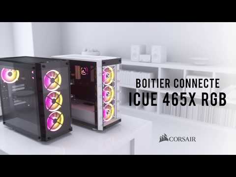 Boitier Corsair iCUE 465X RGB (Noir) Twins Multimedia