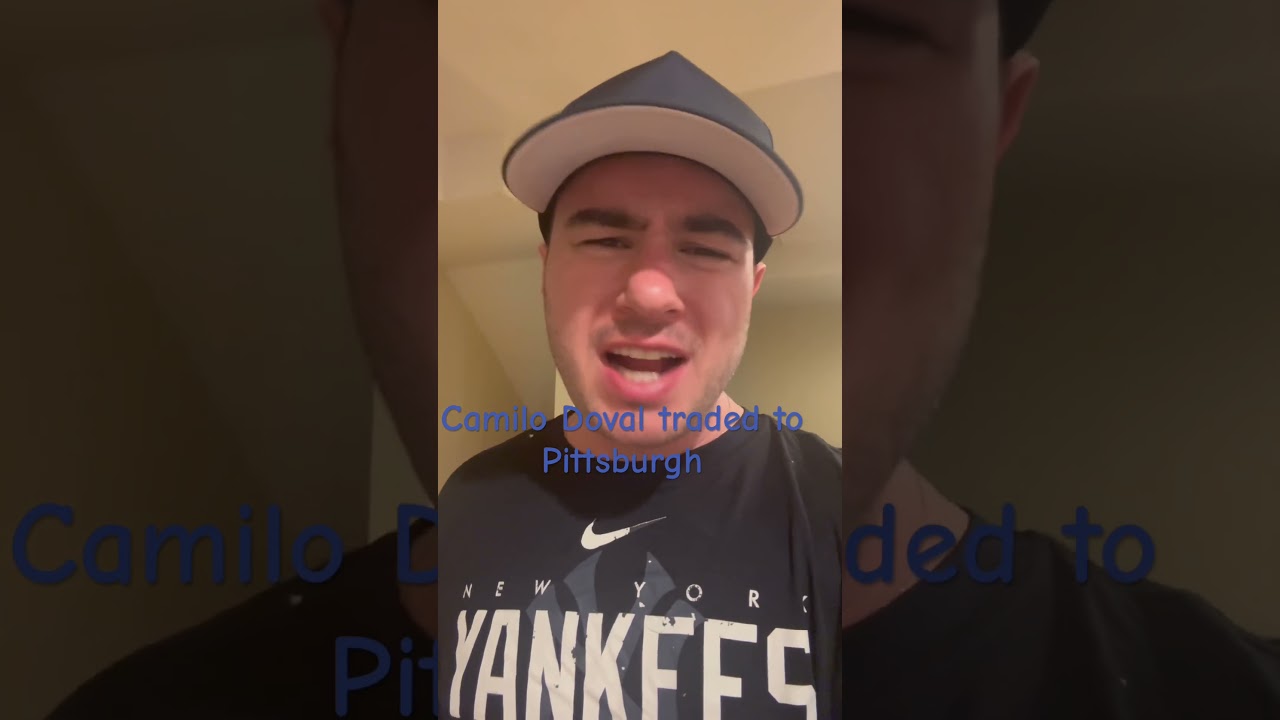 The Yankees trade Camilo Doval to the Pirates for 2 minor leaguers #yankees #podcast #baseball #mlb