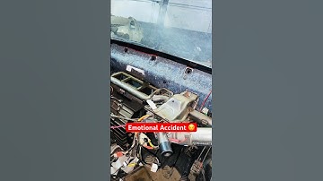 Emotional Accident 😔😱#kwid  #automobile#mechnism #ourlifestyle#mechanicalengineering#carrepair