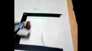 Run of a line follower robot made using Logic Gates & Driver IC L293D