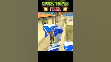 CS RANK CLOCK TOWER TRIK🤫[cs rank tips and triks]#shorts #freefire #tipsandtricks