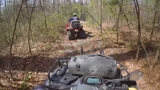 Four/wheeling at michaux state forest at Pennsylvania .