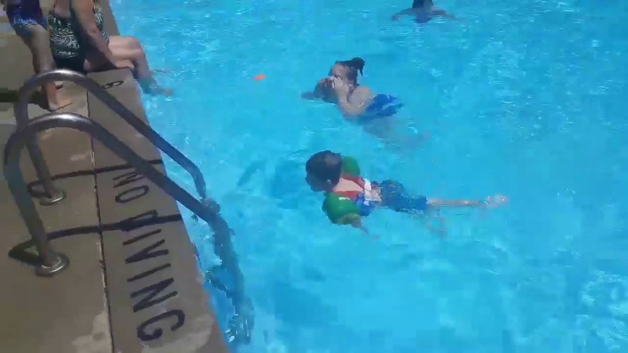 Colton swimming June 2019 YouTube