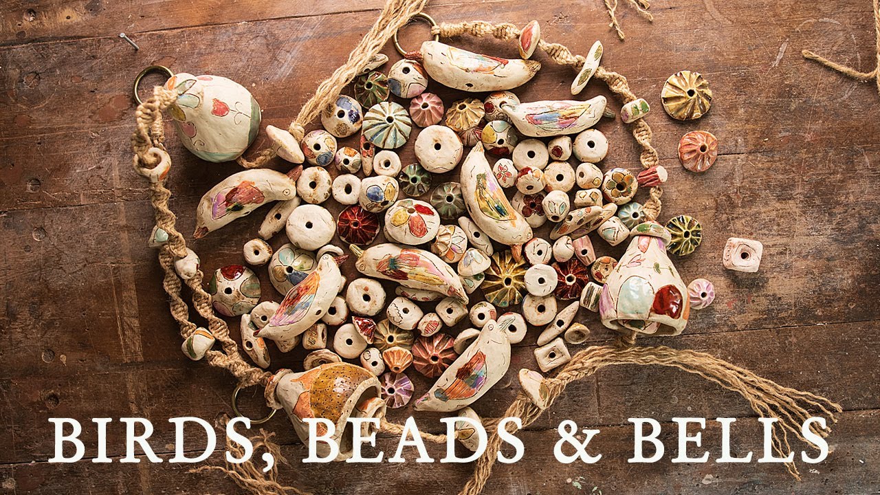 How I make Birds, Beads and Bells without a pottery wheel | Start to finish