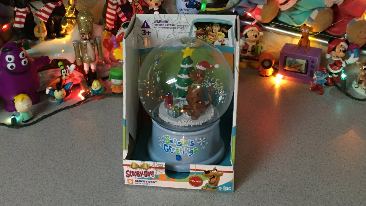 Gemmy musical scooby doo snow globe - YouTube