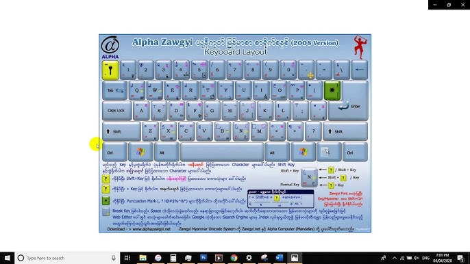 Zawgyi Keyboard For Windows