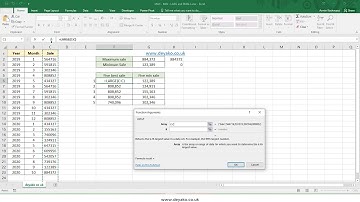 MAX LARGE MAXIFS MIN SMALL MINIFS functions in Excel