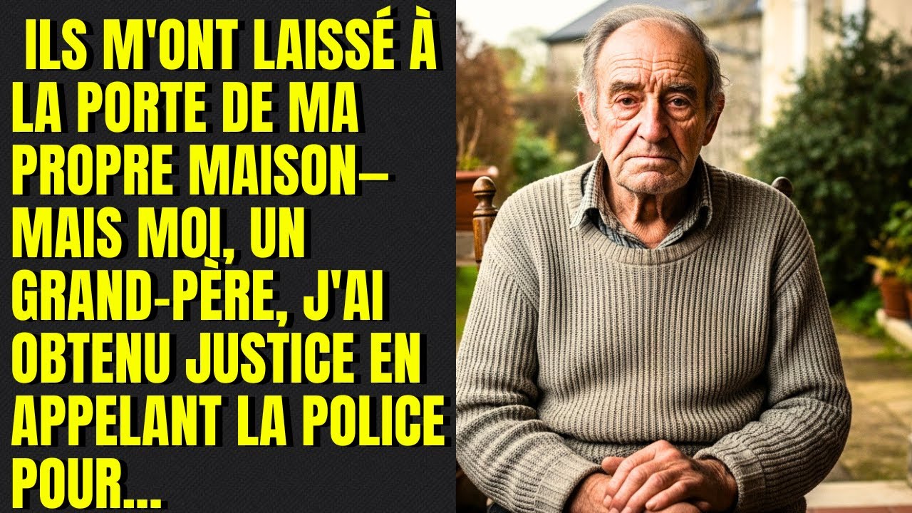 Ils m'ont laissé à la porte de ma propre maison—mais moi, un grand-père, j'ai obtenu justice en...
