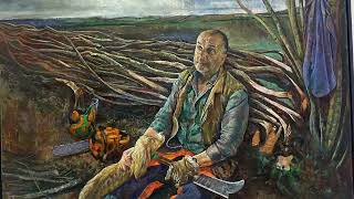 Dorset Hedgelayer On Canvas And In The Mall Gallery