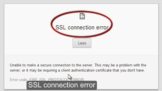 ssl connection error google chrome - err_ssl_protocol_error