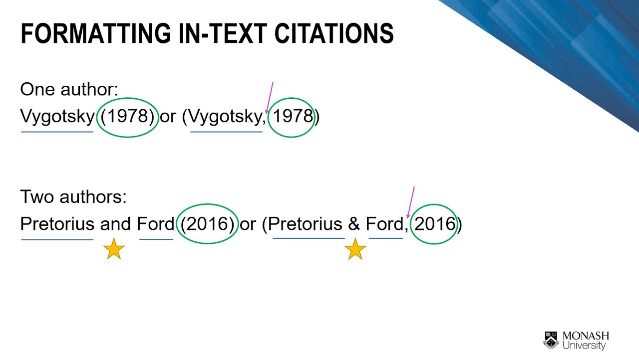 in text citation with multiple authors