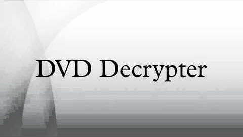 DVD Decrypter