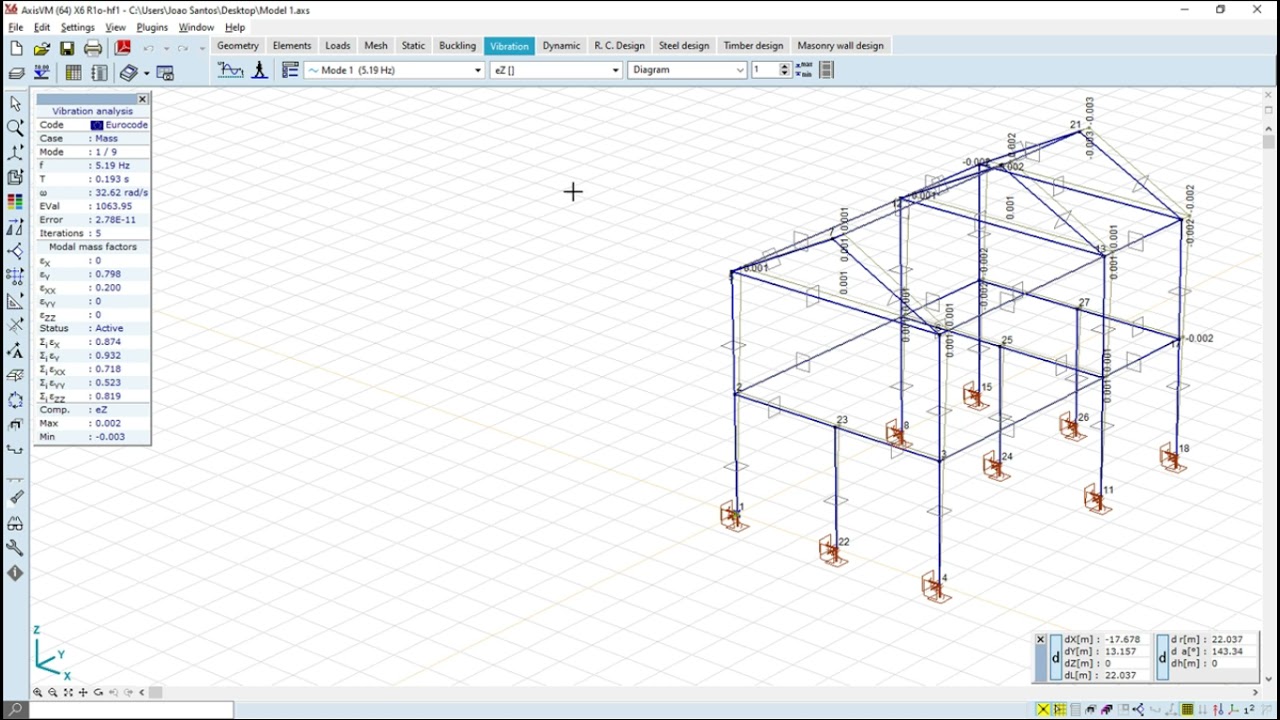 3 minutes with...AxisVM x6 - Mode Shapes